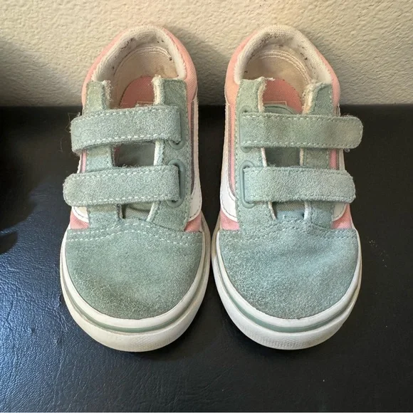 Vans Kids Sneakers – Teal and Pink shoes (Set of 2) - Picture 3 of 14
